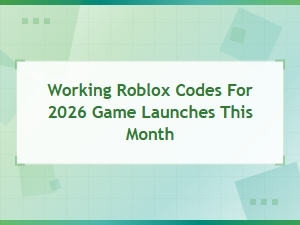 Working Roblox Codes for 2026 Game Launches This Month